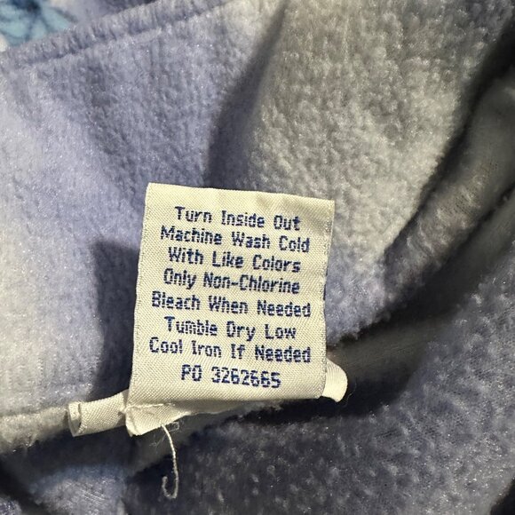 Blair Womens XL Fleece Jacket Zip Up Puppies Kittens Dog Cat Print Cozy Fall - Picture 6 of 7